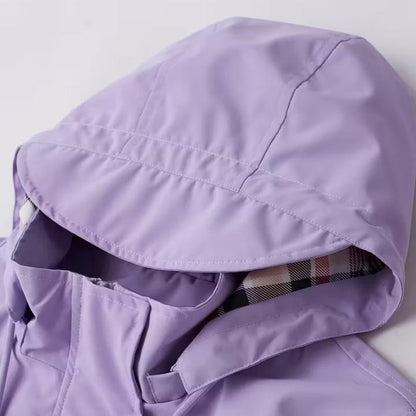 Women’s Hooded Zip-Up Trench Coat