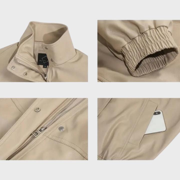 Women’s Retro High Neck Oversized Jacket