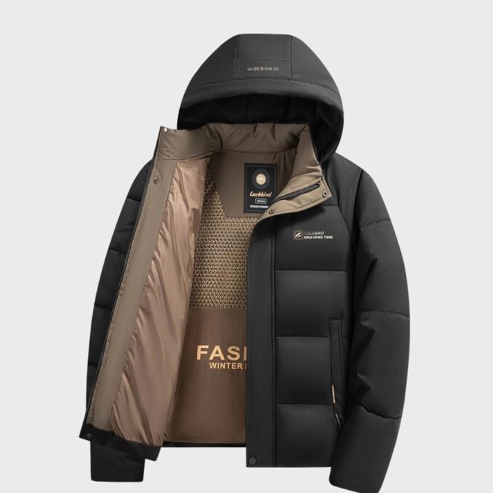 Men’s Thick Padded Hooded Outdoor Jacket