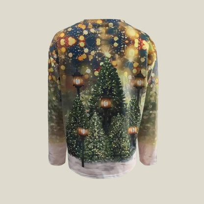 Women's Christmas Tree Crew Neck Sweatshirt