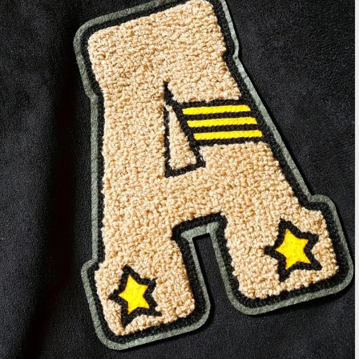 Men’s Trendy Patchwork Baseball Jacket