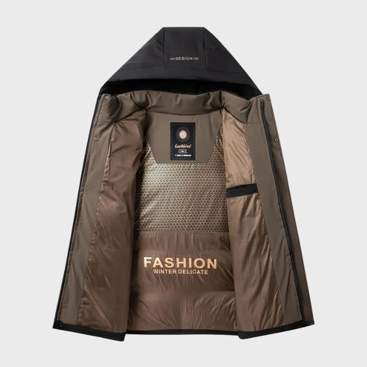 Men’s Thick Padded Hooded Outdoor Jacket