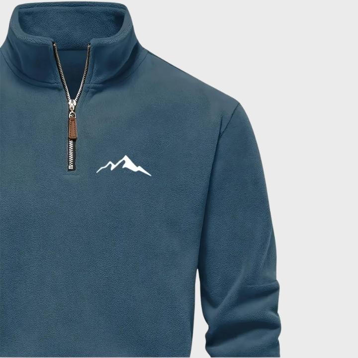 Men’s Thick Fleece Zip Sweater