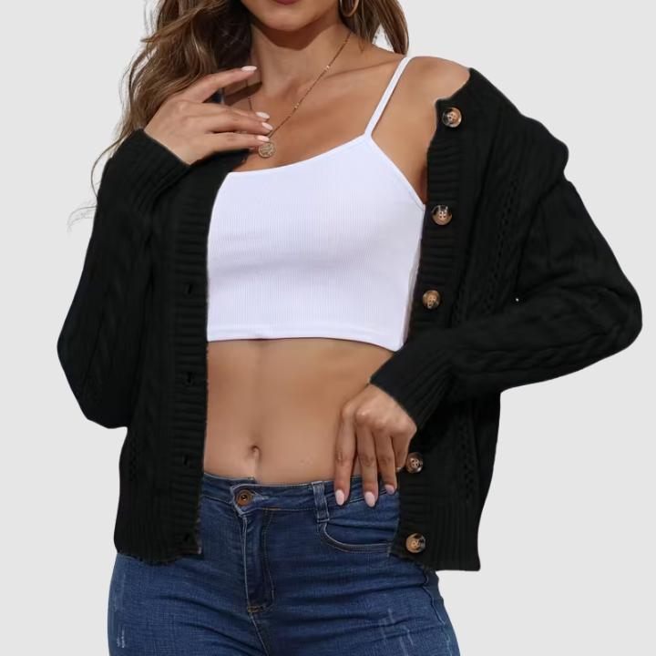 Women’s Classic Cable Knit Cardigan