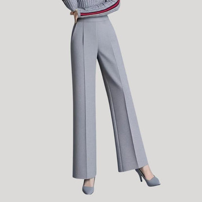 Women's Plus Size Sophisticated Straight-Leg Pants