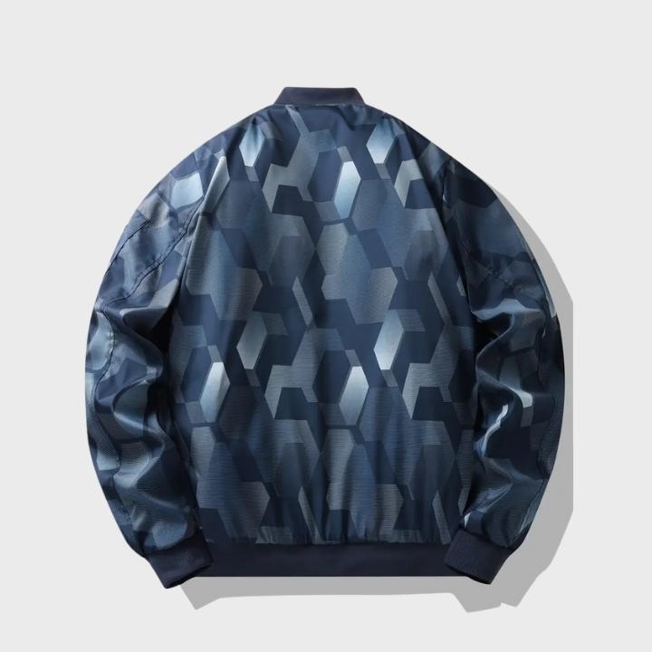 Men’s Casual Baseball Collar Bomber Jacket