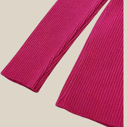 Basic Solid Color Long Sleeve Turtleneck 3 piece Bundle