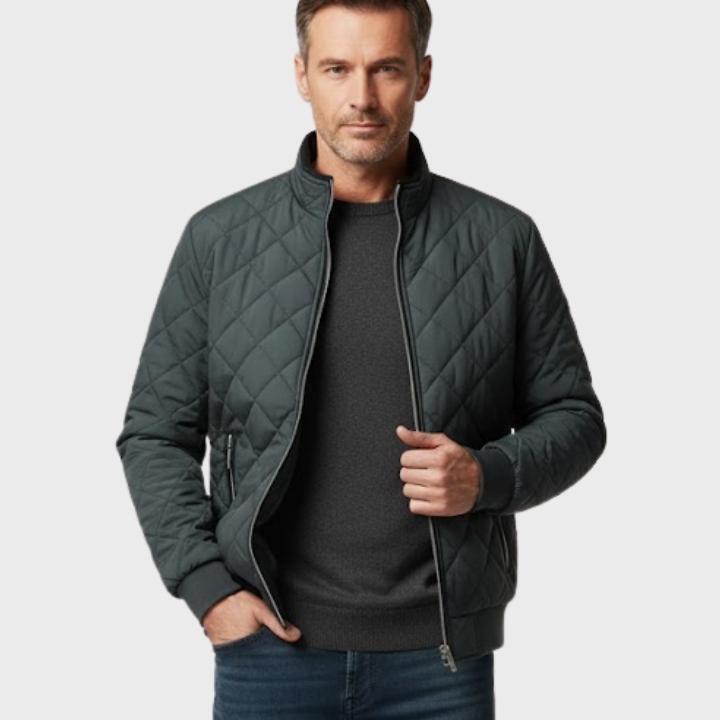 Men’s Quilted Fleece-Lined Jacket