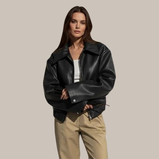 Women’s Retro Leather Jacket