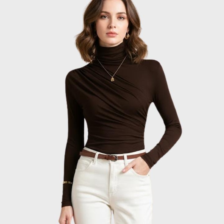 Women’s Sophisticated High Neck Blouse
