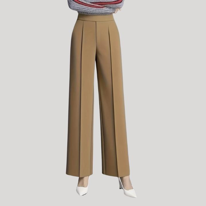 Women's Plus Size Sophisticated Straight-Leg Pants