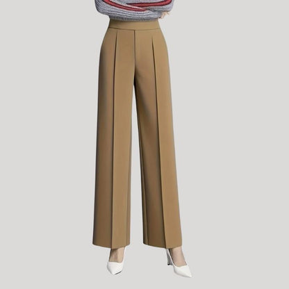 Women's Plus Size Sophisticated Straight-Leg Pants