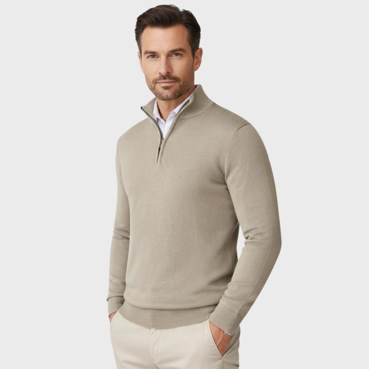 Men’s Modern Quarter Zip up Sweater