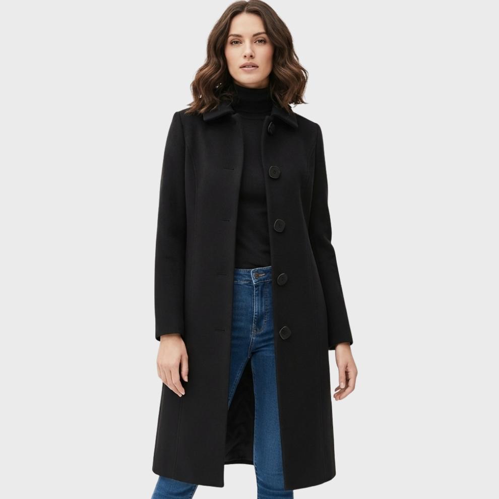 Women’s Classic Single Breasted Winter Trench Coat