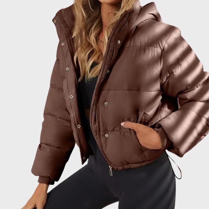 Women’s Drawstring Puffer Winter Jacket