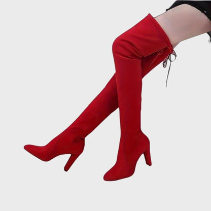 Women’s Knee-High Lace-Up Boots