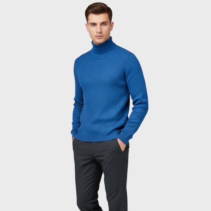 Men's Casual Slim Fit Turtleneck Sweater