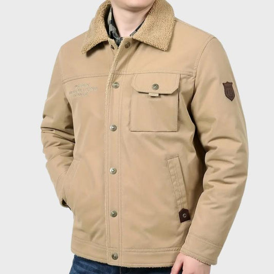 Men’s Warm Fleece Windbreaker Jacket