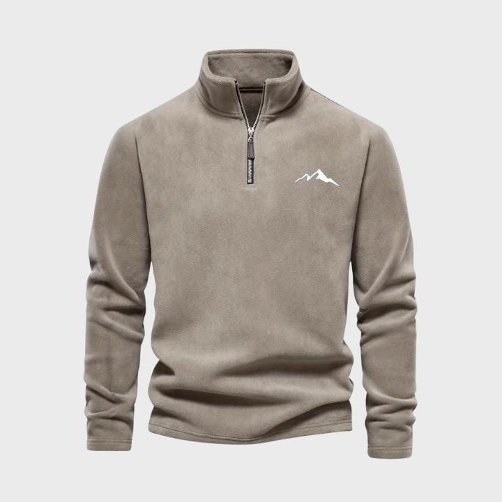 Men’s Thick Fleece Zip Sweater