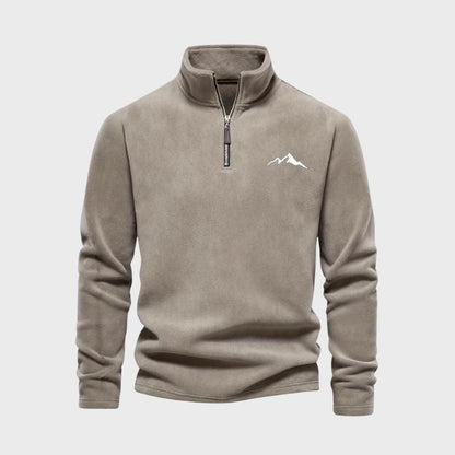 Men’s Thick Fleece Zip Sweater