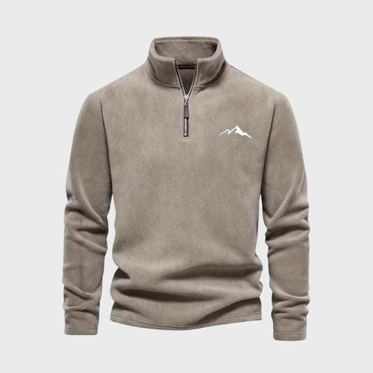Men’s Thick Fleece Zip Sweater