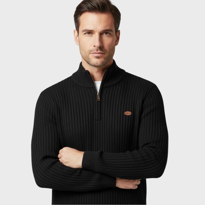Men’s Casual Half-Zip Sweater