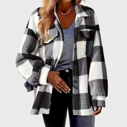 Women’s Soft Plaid Jacket