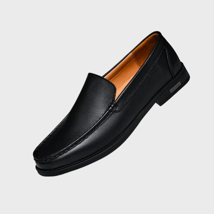 Men's Slip On Loafers with Stitched Apron Toe