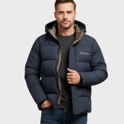 Men’s Thick Padded Hooded Outdoor Jacket