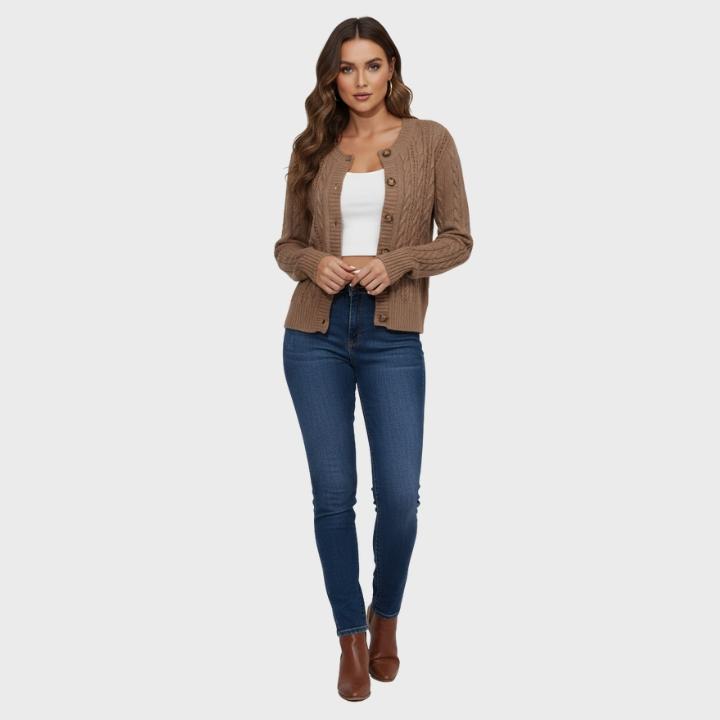 Women’s Classic Cable Knit Cardigan