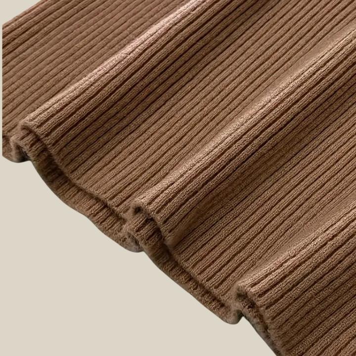 Basic Solid Color Long Sleeve Turtleneck 3 piece Bundle