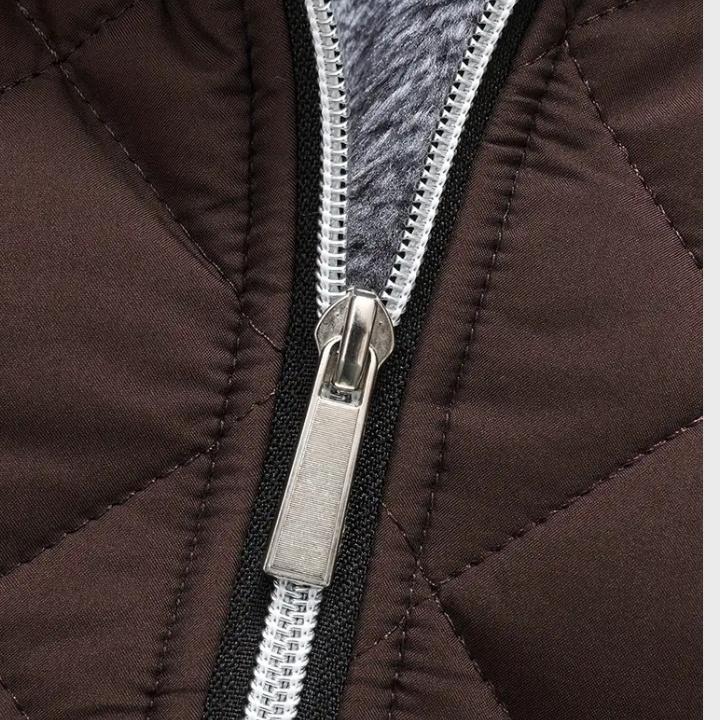 Men’s Quilted Fleece-Lined Jacket