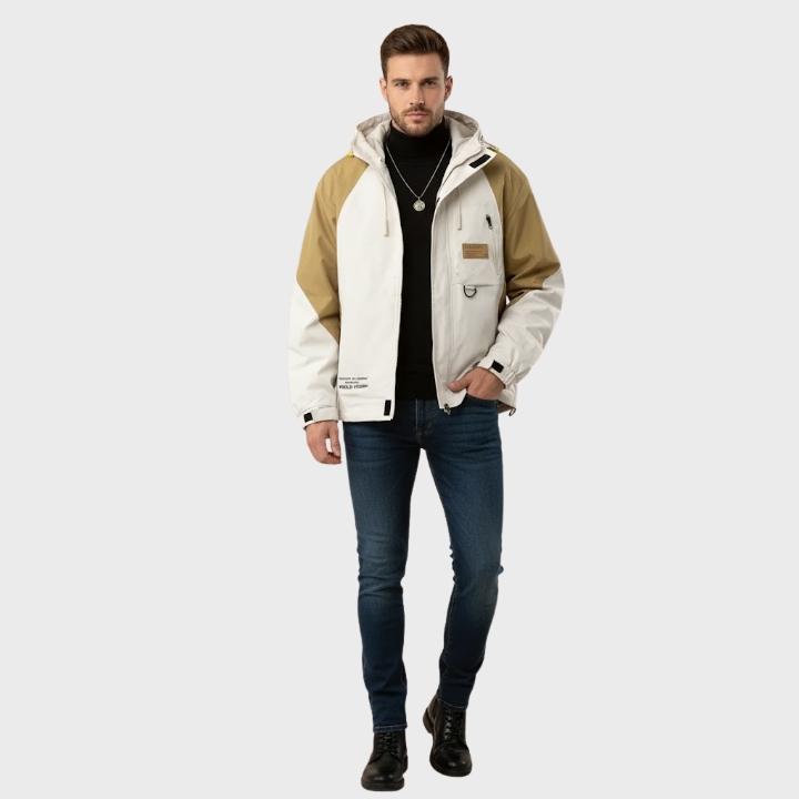 Men’s Plus Size Loose Fit Windbreaker Jacket