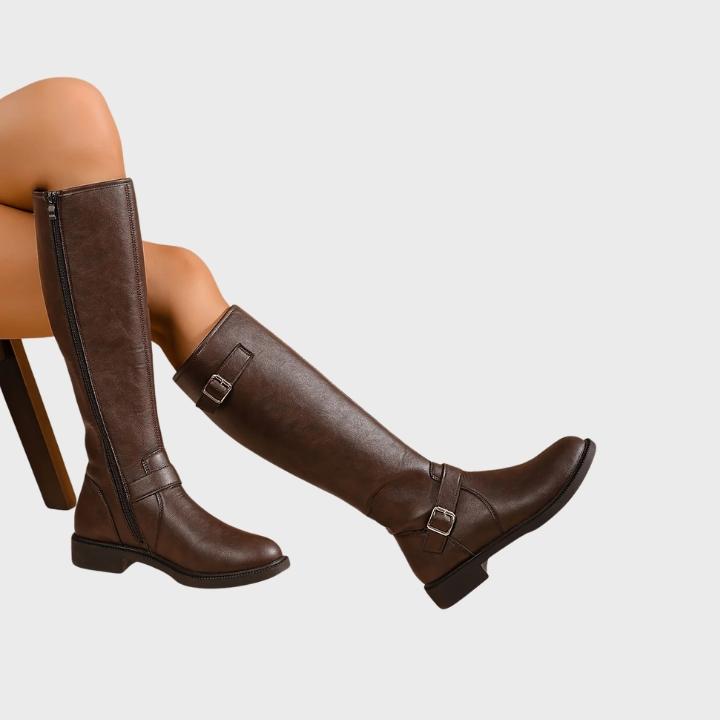 Women's Classic Knee-High Zipper Boots
