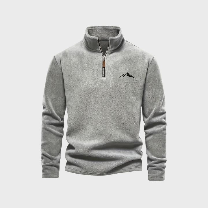 Men’s Thick Fleece Zip Sweater