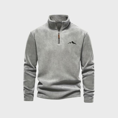 Men’s Thick Fleece Zip Sweater