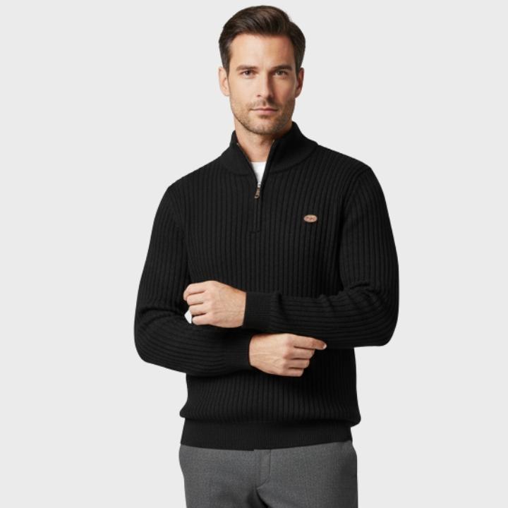 Men’s Casual Half-Zip Sweater