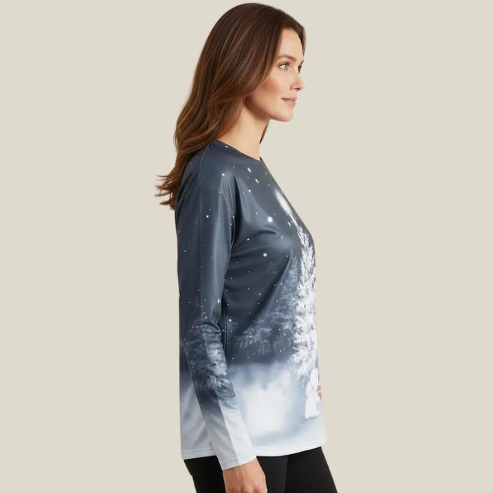 Women's Christmas Tree Crew Neck Sweatshirt