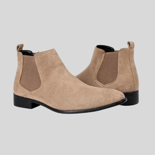Men’s Smart-Casual Faux Suede Boots