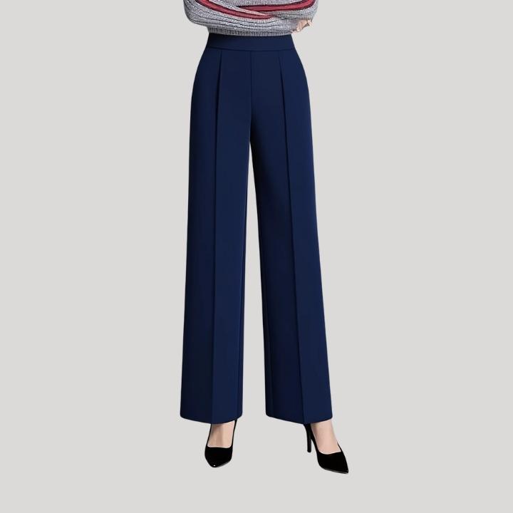 Women's Plus Size Sophisticated Straight-Leg Pants