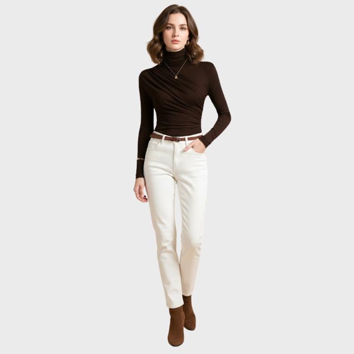 Women’s Sophisticated High Neck Blouse