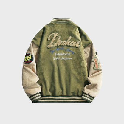 Men’s Trendy Patchwork Baseball Jacket