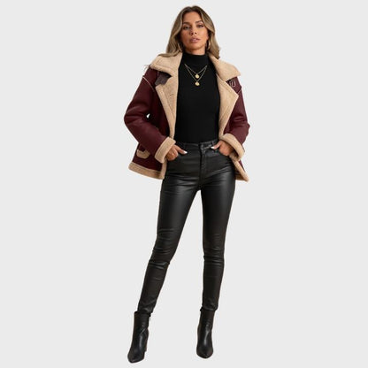Women’s Two-Tone Faux Fur Jacket