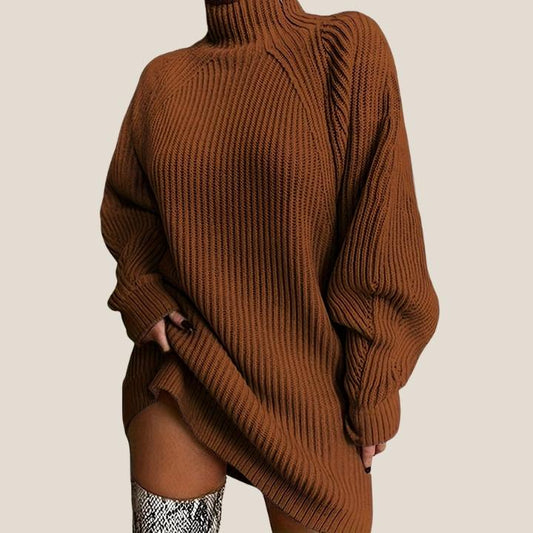 Women’s Plus Size Ribbed Sweater Dress