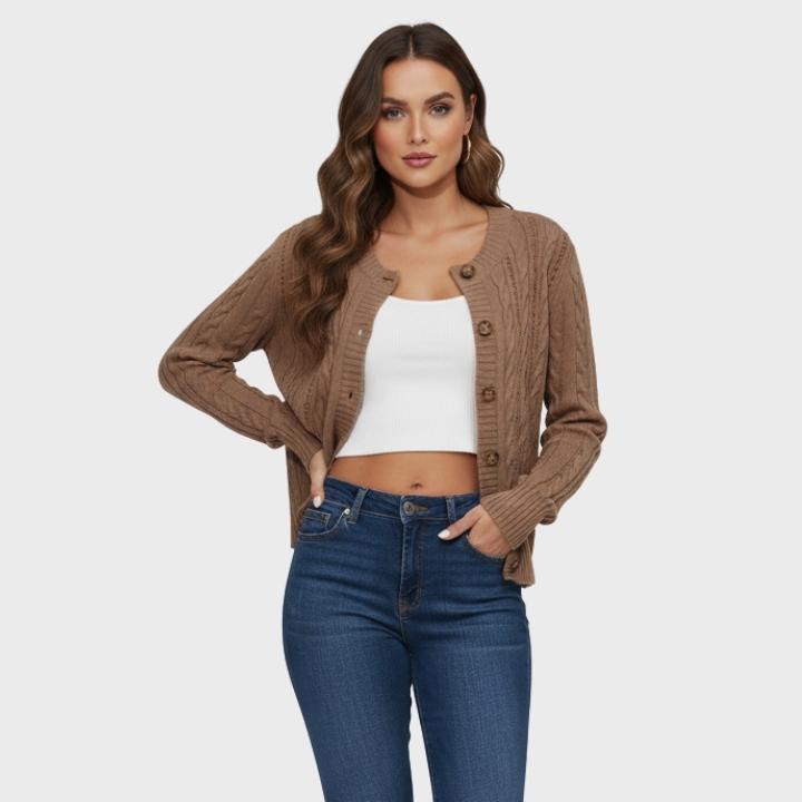 Women’s Classic Cable Knit Cardigan