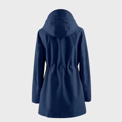 Women’s Hooded Zip-Up Trench Coat