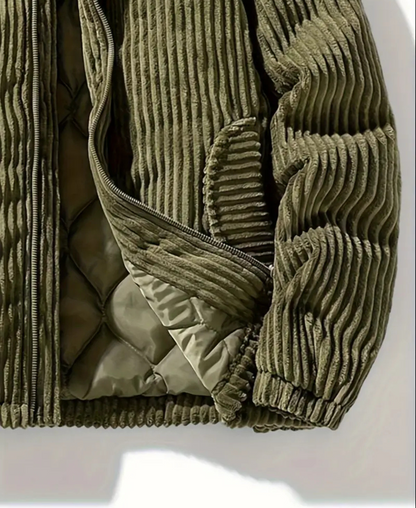 Corduroy Puffer Jacket