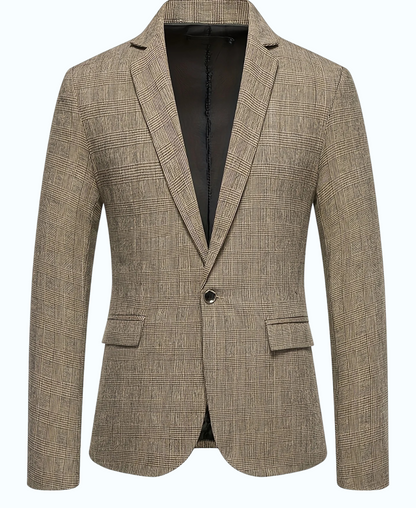 Men’s Check Tweed Blazer