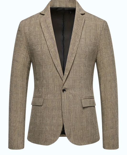 Men’s Check Tweed Blazer