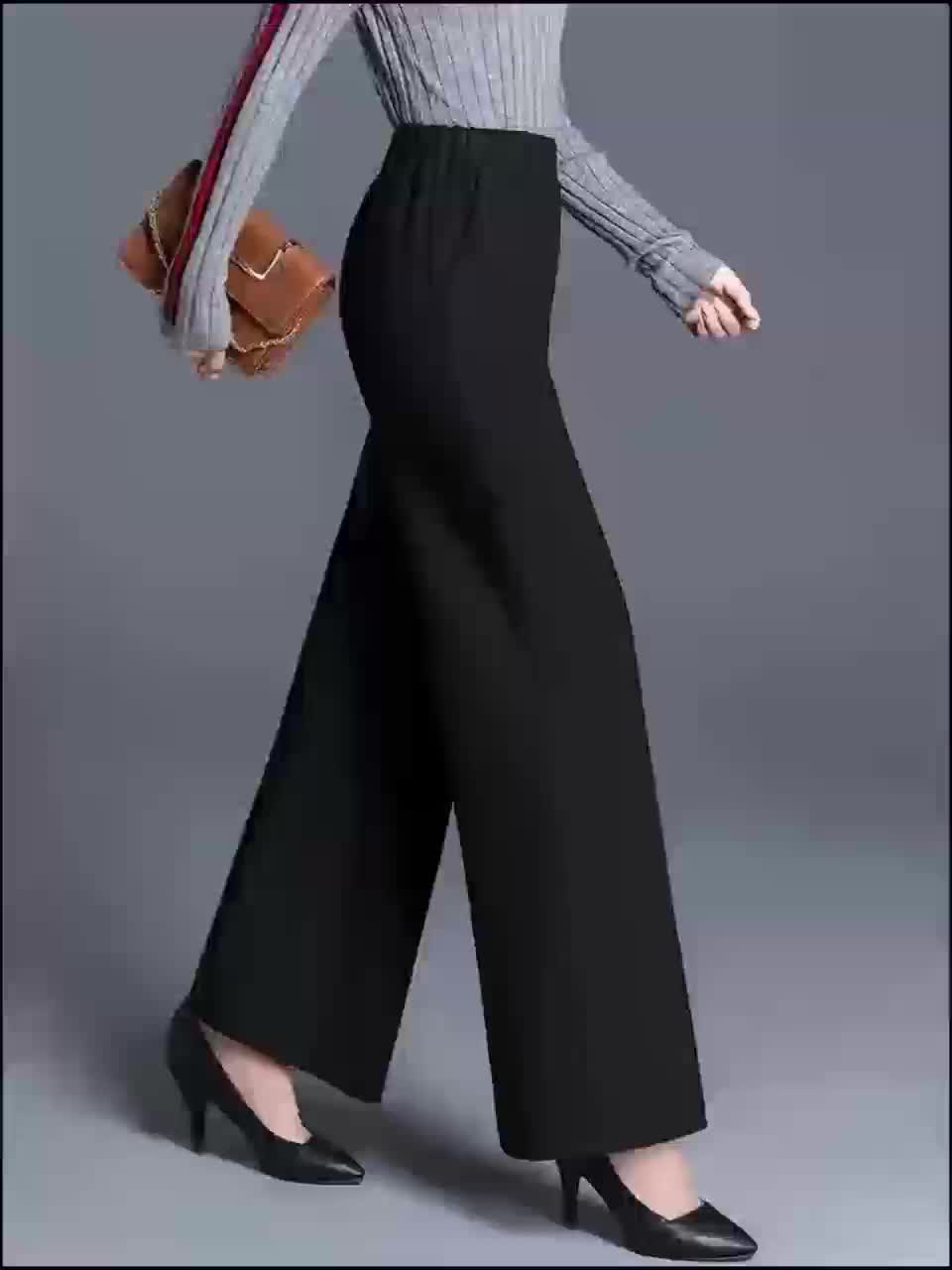 Avery – High Waist Tailored Wide-Leg Trousers